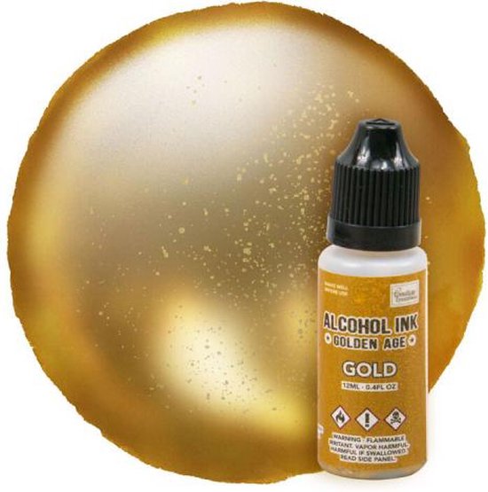 Couture Creations Golden Age Alcohol Ink .4oz-Gold