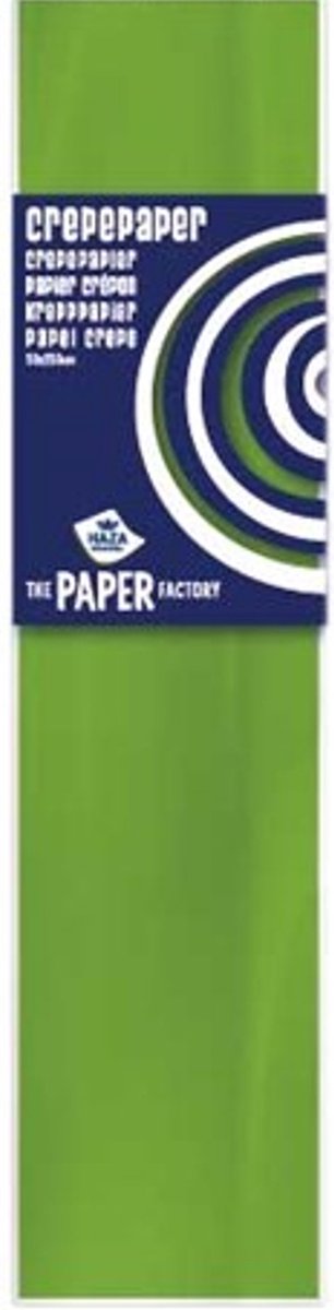 Crepe papier 250 cm - Grasgroen - Gratis Verzonden