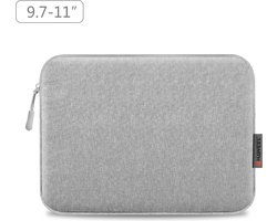 Luxe Bescherm-Opberg Hoes Sleeve Pouch geschikt voor iPad 10 - A16 - iPad Air 6 - Grijs