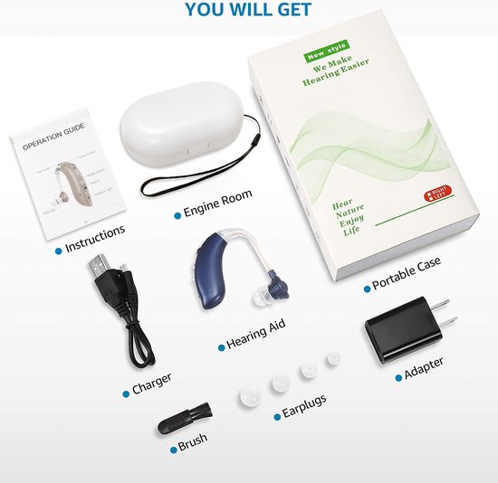 Pro Care Excellent Quality® Digitaal Intelligent Gehoorapparaat met geluid reductie bol