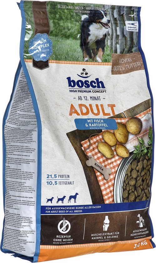 Bosch hondenvoer Fisch & Potato voer voor volwassen honden 3 kg