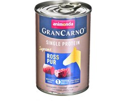 animonda GranCarno Single Protein smaak: paardenvlees - blik 400g