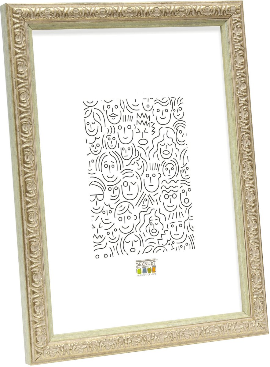 Deknudt Frames fotolijst S95LA1 - goudkleur - retrokader - 18x24 cm
