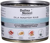 Dolina Noteci Premium met kalfsvlees, tomaten en pasta - nat hondenvoer voor volwassen kleine rassen - 185g