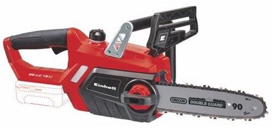 Einhell Accu Kettingzaag GE-LC 18/25 Li Solo - Power X-Change - 18 V/3.0 Ah/Li-Ion - Zwaardlengte: 25 cm - Max. Zaaglengte: 23 cm - Kettingsnelheid: 4,3 m/s - Excl. accu en lader