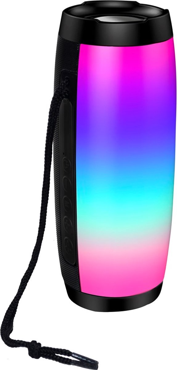 Vakoss draadloze luidspreker, Bluetooth, SD, USB, AUX, FM-radio, achtergrondverlichting, SP-B2862K