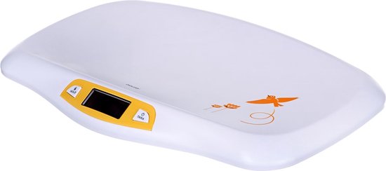 Beurer BY 80 Babyweegschaal - Hold functie - Tarra - Groot LCD display - Gebogen weegvlak - Tot 20 kg - Op 5 gram nauwkeurig - Automatische uitschakeling - Incl. batterijen - 3 Jaar garantie