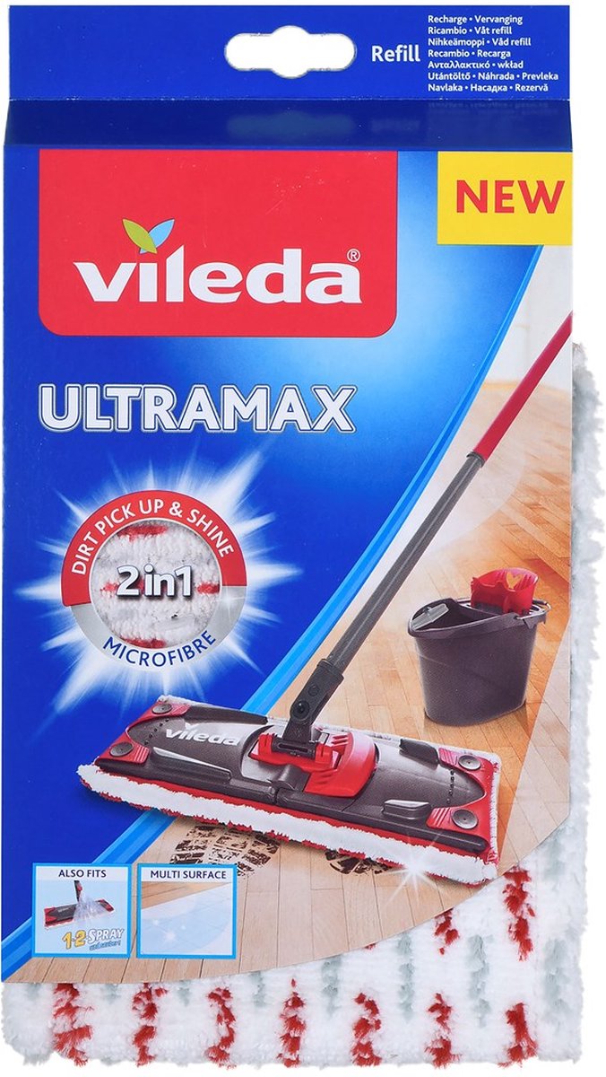 Tampon de Vadrouille pour Vileda Ultramax 2 en 1 Spray Remplacer