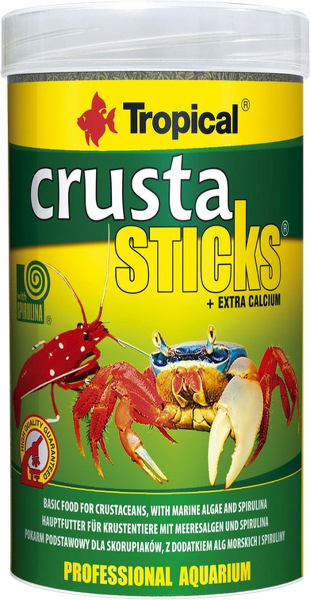 Tropical Crusta Sticks 100ML | Garnalen Voer