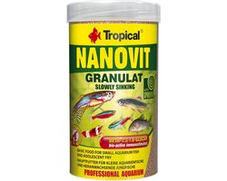 TROPICAL Nanovit Granulat - voer voor aquariumvissen - 100 ml/70 g