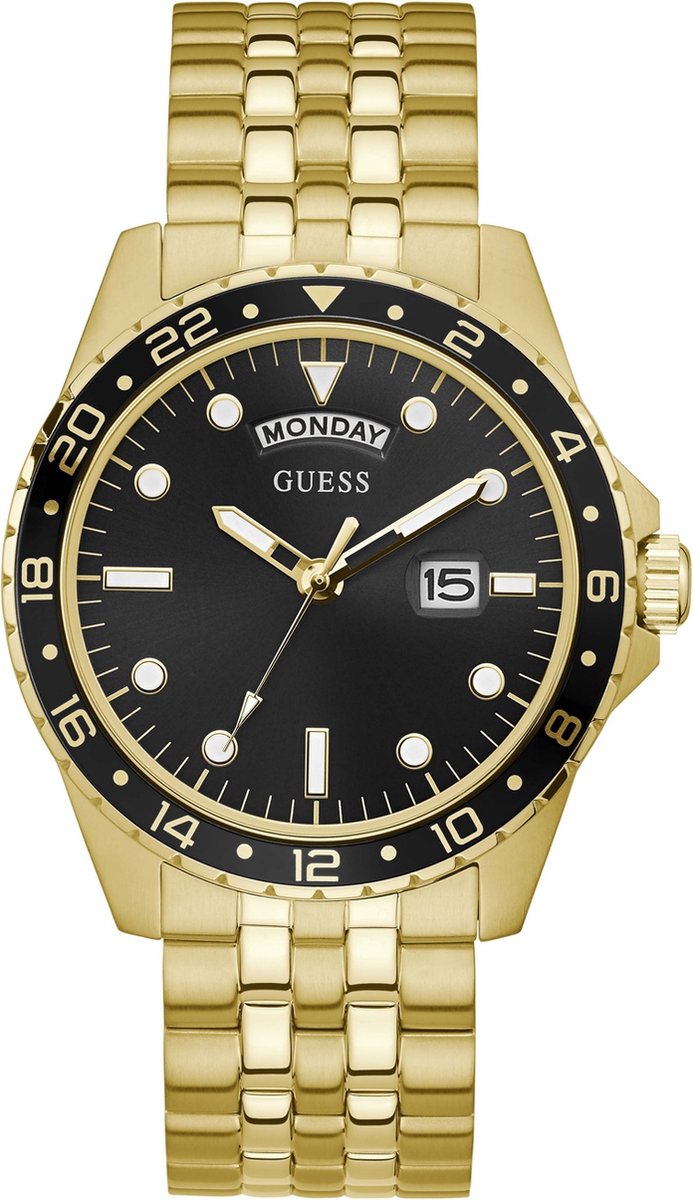Guess GW0220G4 heren horloge 44 mm - Goudkleurig