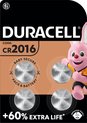 De Duracell Specialty 2025 Lithium-knoopcelbatterij 3V (DL2016/2016) - 4 stuks