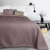 Oneiro’s luxe BONI Type 1 Beddensprei Roze - 170x210 cm – bedsprei 2 persoons – beddengoed – slaapkamer – spreien – dekens – wonen – slapen