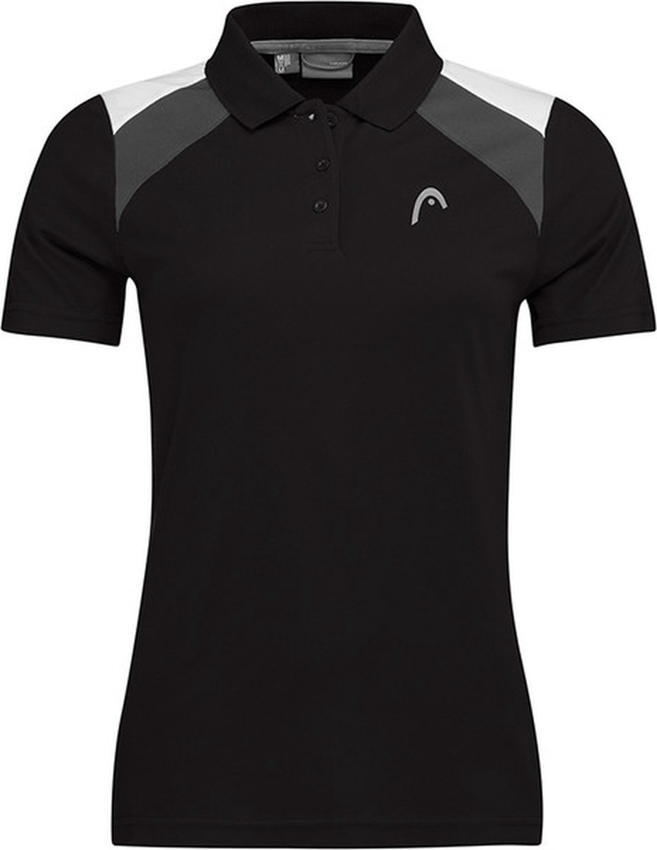 Head Club Tech Polo sportpolo’s – Vrouwen Zwart
