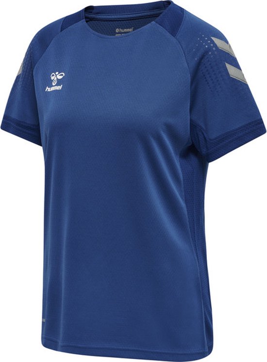 Hummel Lead Poly Shirt Dames - sportshirts - donkerblauw - Vrouwen