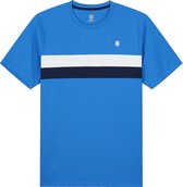 K-Swiss Core Team Stripe Polo - T-shirts de sport - Blue - Homme