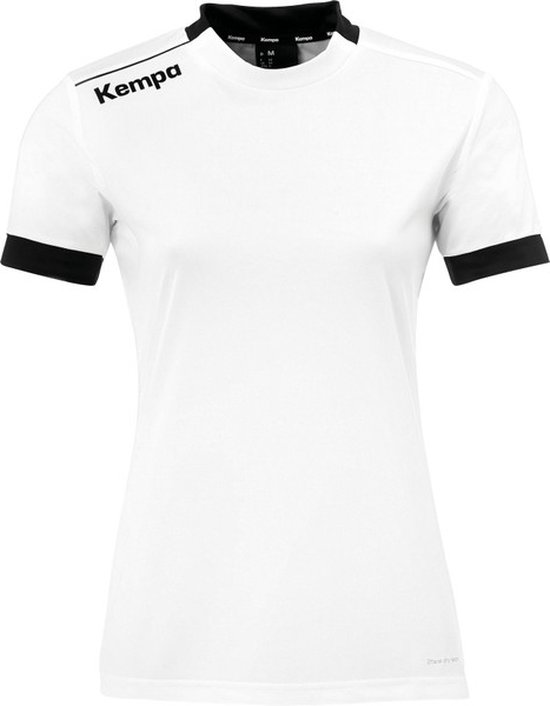 Kempa Player Shirt Dames Wit-Zwart Maat L