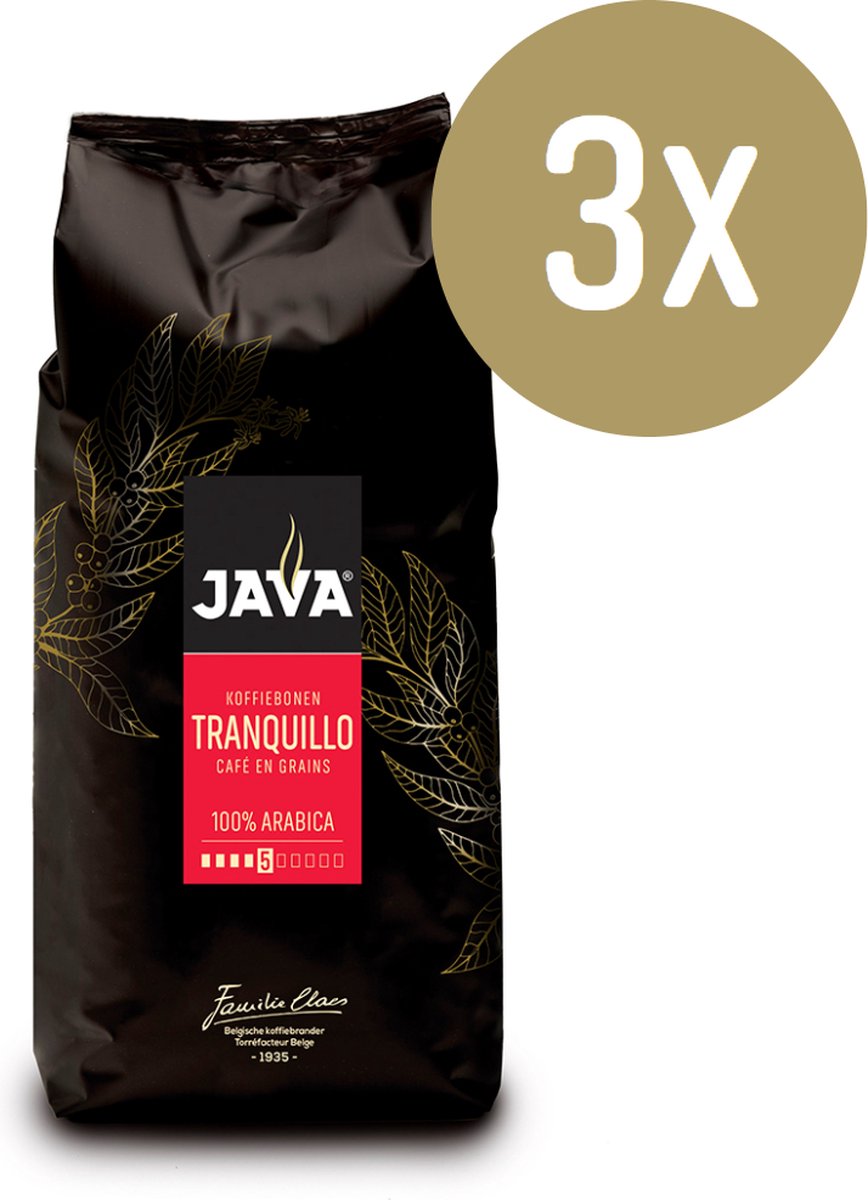 Koffiebonen JAVA Tranquillo - 3 x 1 kg