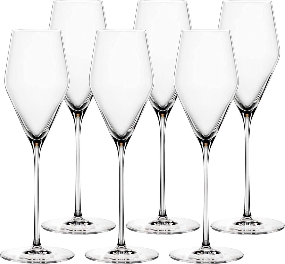 Champagneglazen set - feest kertdiner nieuwjaarsfeest verjaardagsfeestje - hoogwaardig glas - duurzaam - perfect als cadeau champagneglas