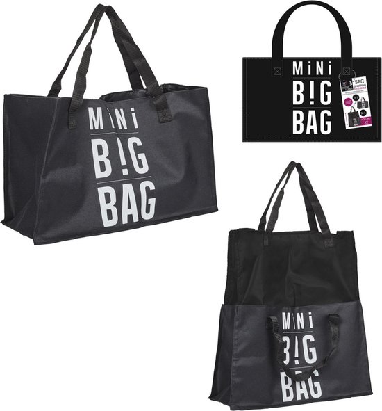 Sac Pliable 40x45x20cm Extensible de 35L à 60L - Cabas Pliable - Shopping  Bag - Big Bag | bol.