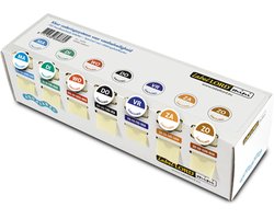 LabelLord | HACCP Stickers | Voedseletiketten in dispenser Aqualabel | Mini ZONDER 'weg op'