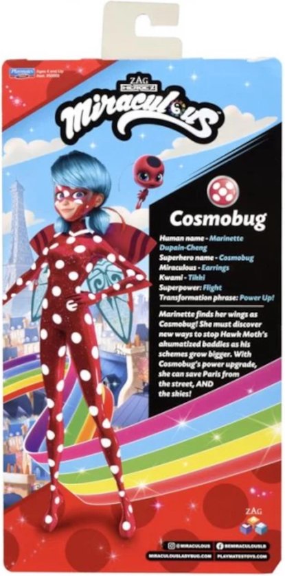 Miraculous - Poupée Miraculous Cosmobug Ladybug - bras et jambes