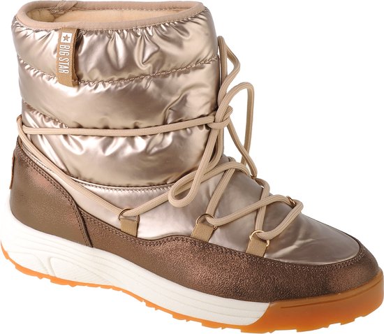 Big Star Snow Boots KK274276, Vrouwen, Goud, Sneeuw laarzen,Laarzen, maat: 37