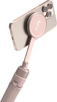 ShiftCam SnapPod magnetische telefoonstatief - magnetische selfiestick - tripod - MagSafe compatibel - inclusief magnetische bevestiging - pink (roze)
