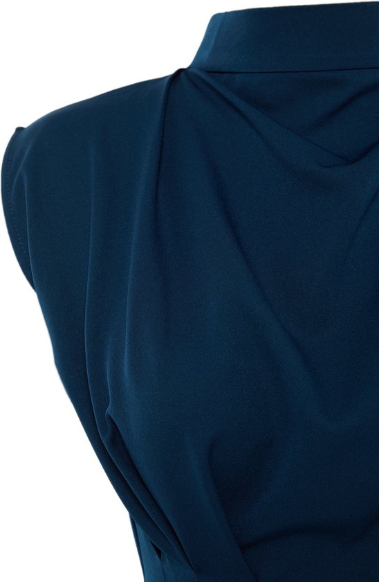 Trendyol Robe de Basis standard à col montant pour femme