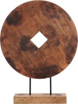 Light&living Ornament op voet 30x10x51 cm BULONGO hout bruin
