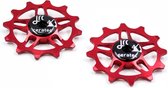 JRC-Components 12T Ceramic Jockey Wheels for SRAM Force / Red AXS Red - Keramische derailleurwieltjes