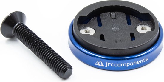 JRC Ahead Stem Top Cap | Aluminium | JRC Logo Gunmetal - Tri For Fun