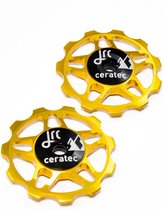 JRC-Components Ceramic Jockey Wheels 11T Gold - Keramische derailleurwieltjes