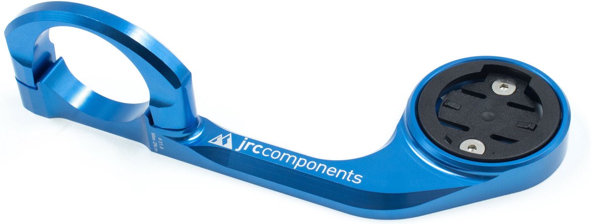 JRC-Components Low Profile Out Front Mount | Wahoo Blue