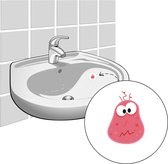 4 Hygiëne Stickers - Na Plassen Handen Wassen Stickers, Wasbakstickers, Herinneren aan Handenwassen - Kinderen Leren Handen Wassen na Toiletbezoek - Hygiënestickers voor Kinderen & Volwassenen, Ga Virussen en Bacterieën tegen, Covid, Bacteriestickers