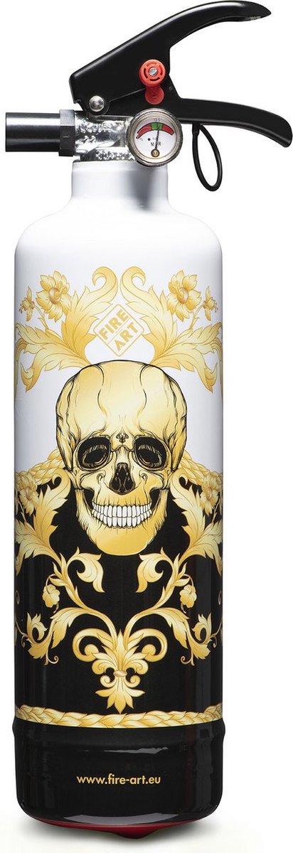 Fire-Art Baroque Skull Design Brandblusser