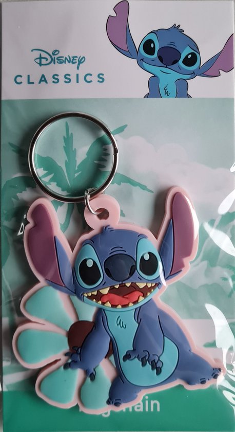 Disney: Porte-clés Stitch avec fleur