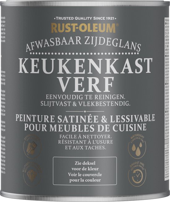 Rust-Oleum Green Peinture pour armoires de cuisine Soie brillante - Vert laurier 750ml