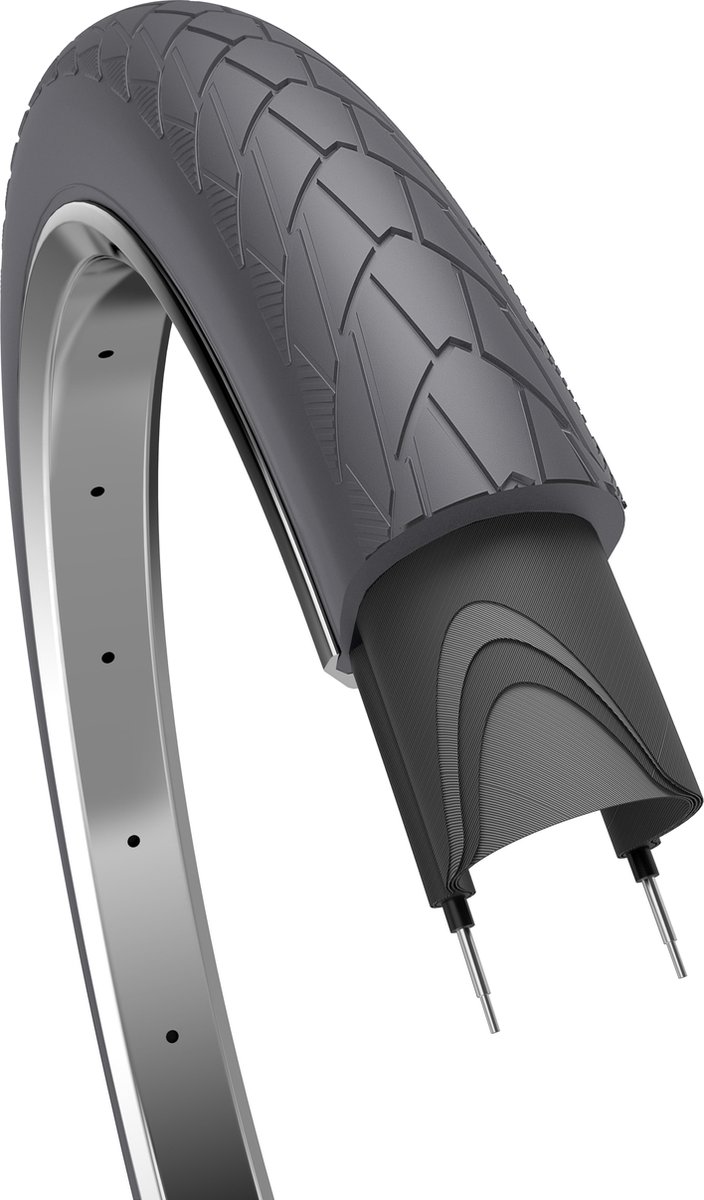 Buitenband Mambo 28x2.00/ 50-622 mm - grijs met