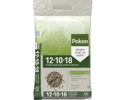 Pokon Tuinmest 12-10-18 - 6,75kg - Organisch minerale meststof (universeel) - Voor border, gazon en moestuin - Tot 175m2