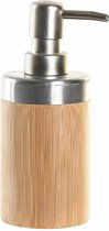 Items Zeeppompje - dispenser - bruin - bamboe hout - 7 x 17 cm
