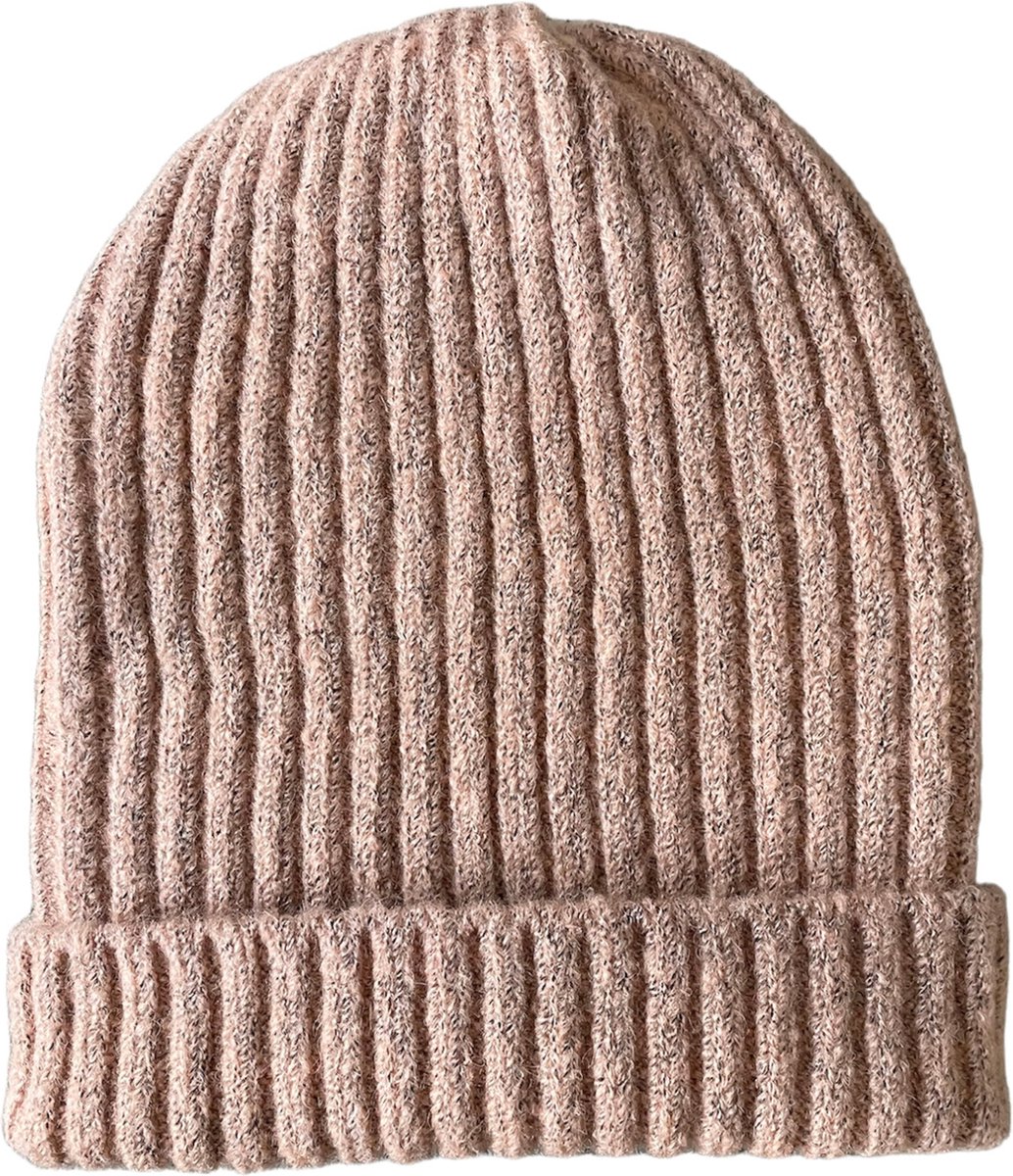 ASTRADAVI Beanie Hats - Muts - Warme Skimutsen Hoofddeksels - Trendy Winter Mutsen - Lichtroze