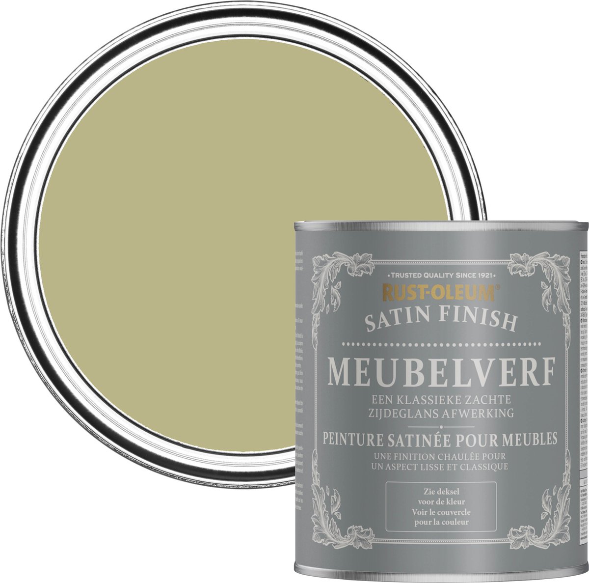 Rust-Oleum Groen Meubelverf Zijdeglans - Saliegroen 750ml