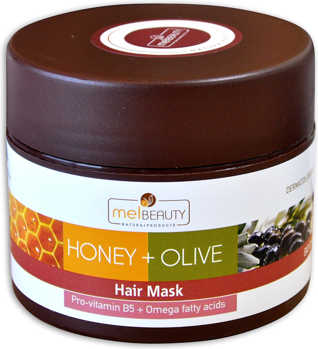 MelBeauty Hair Mask Honey & Olive 200ml | Haarmasker Alle Haartypen