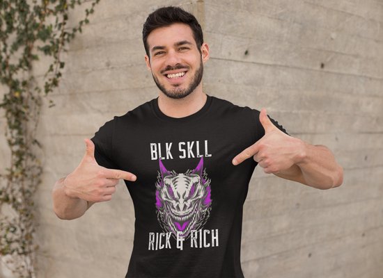 Rick & Rich - BLK SKLL Limited Series 02 van 07 - T-shirt Black Skull ...