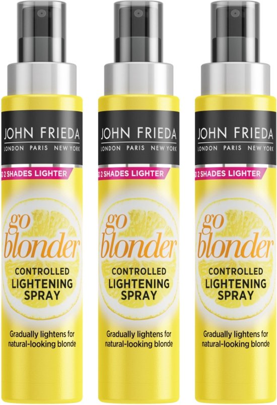 John Frieda Go Blonder Lightening Spray Bundel X Ml Bol Com