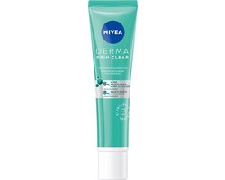 Foto: Nivea derma skin clear dagelijkse verzorgende nacht exfoliant gezichtsreiniger met salicylzuur aha en glycolzuur niacinamide anti acne puistjes en mee eters 40 ml