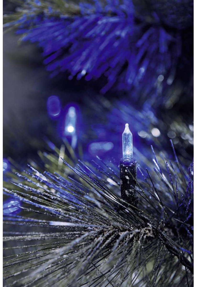 Konstsmide 6004-400 mini-lichtketting buiten op netvoeding Aantal lampen 40 LED blauw