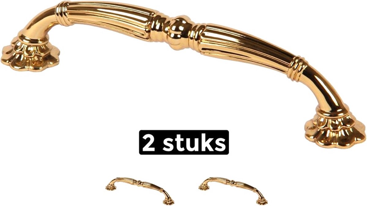 Lange lepels goud set van 6 – Latte lepels 19.5 cm RVS