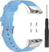 Nylon bandje - geschikt voor Garmin Forerunner 45 / 45S - lichtblauw
